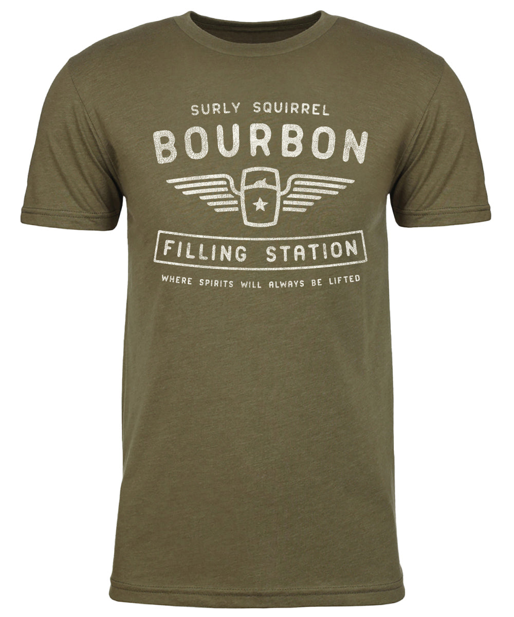 Bourbon Filling Station Military Green