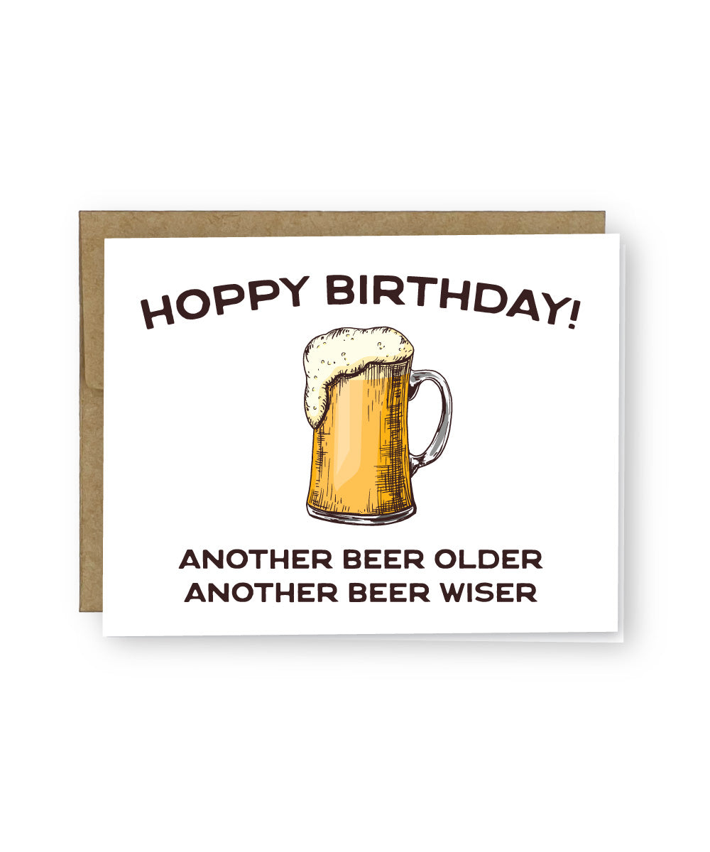 Hoppy Birthday Beer Greeting Card
