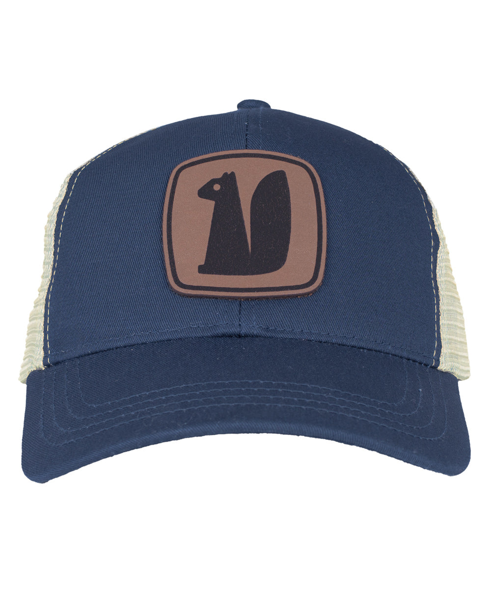 Surly Squirrel Logo Blue Eco Trucker Hat
