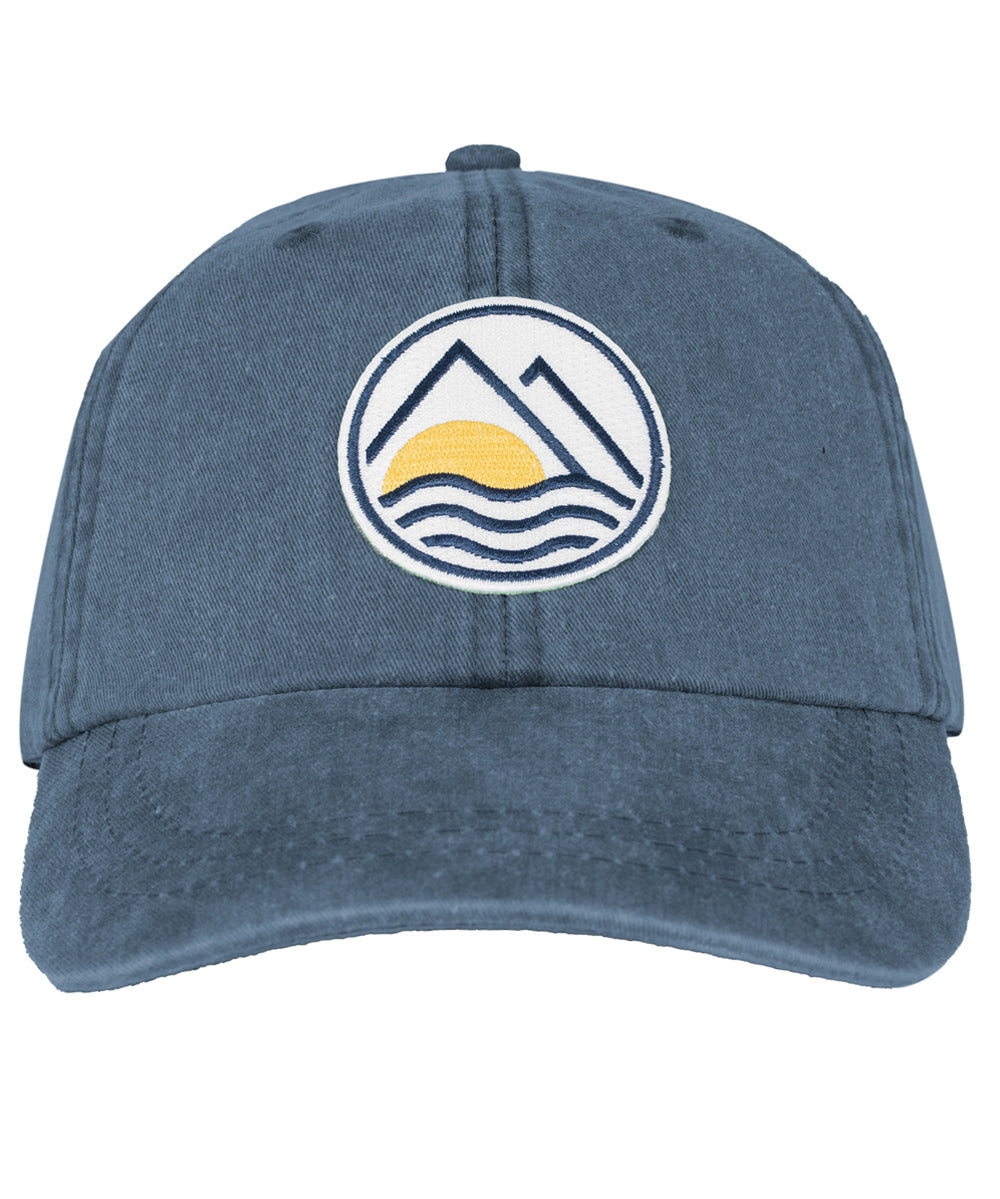 Mountains to Sea Navy Dad Hat