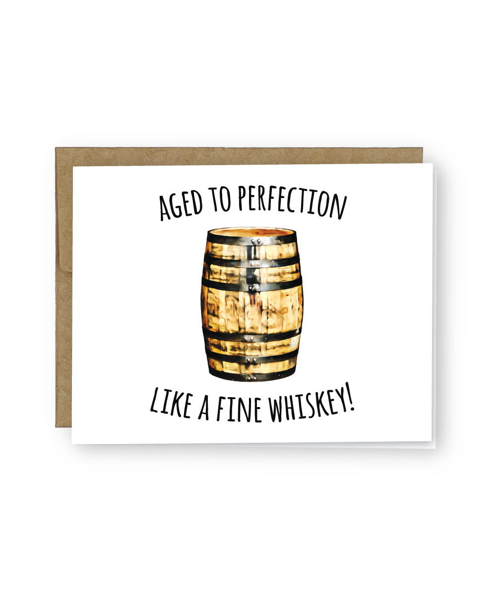 Aged to Perfection Birthday Greeting Card