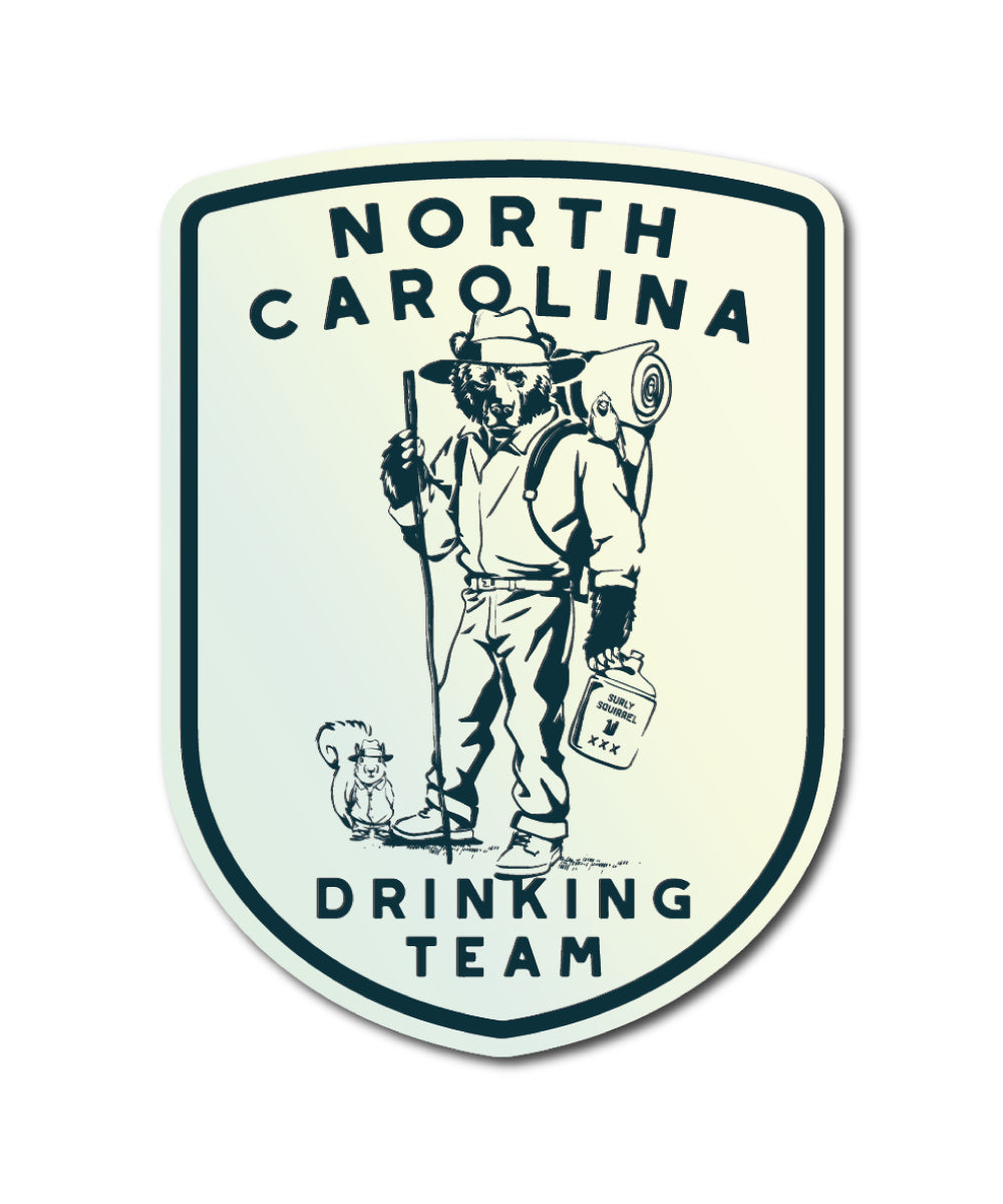 North Carolina Drinking Team Sticker