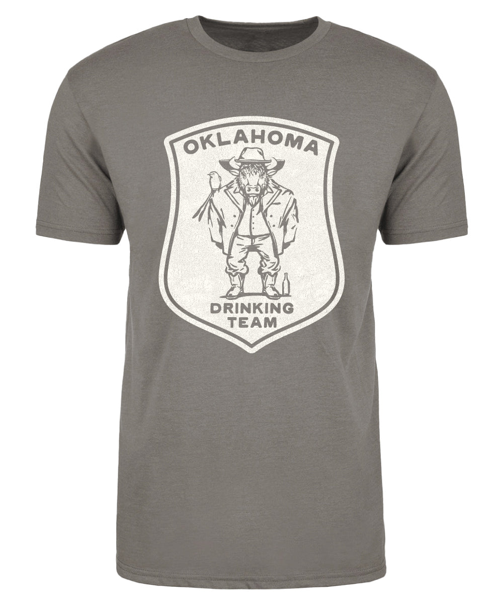 Oklahoma Drinking Team Dark Grey T-Shirt