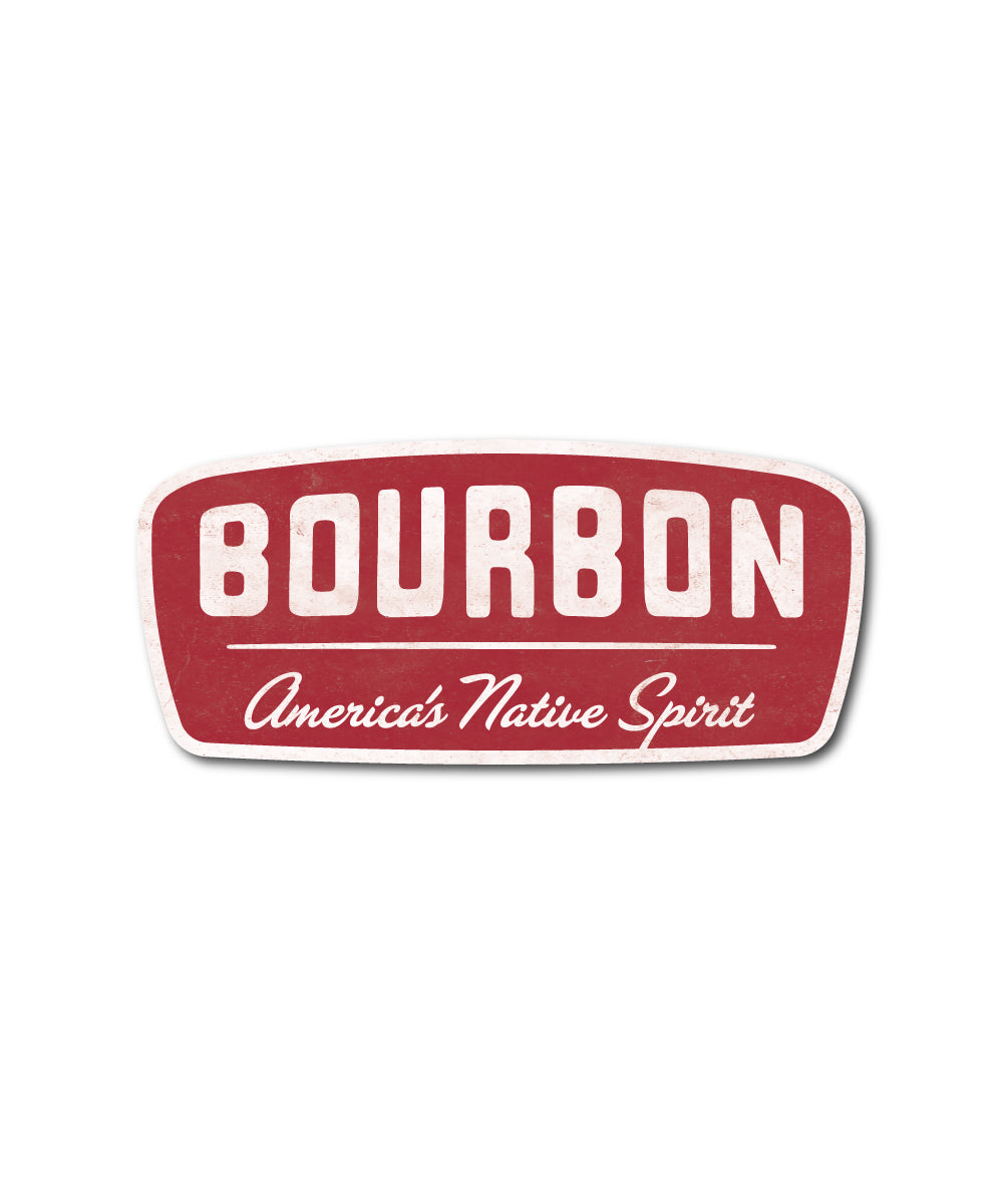 Bourbon America's Native Spirit Sticker