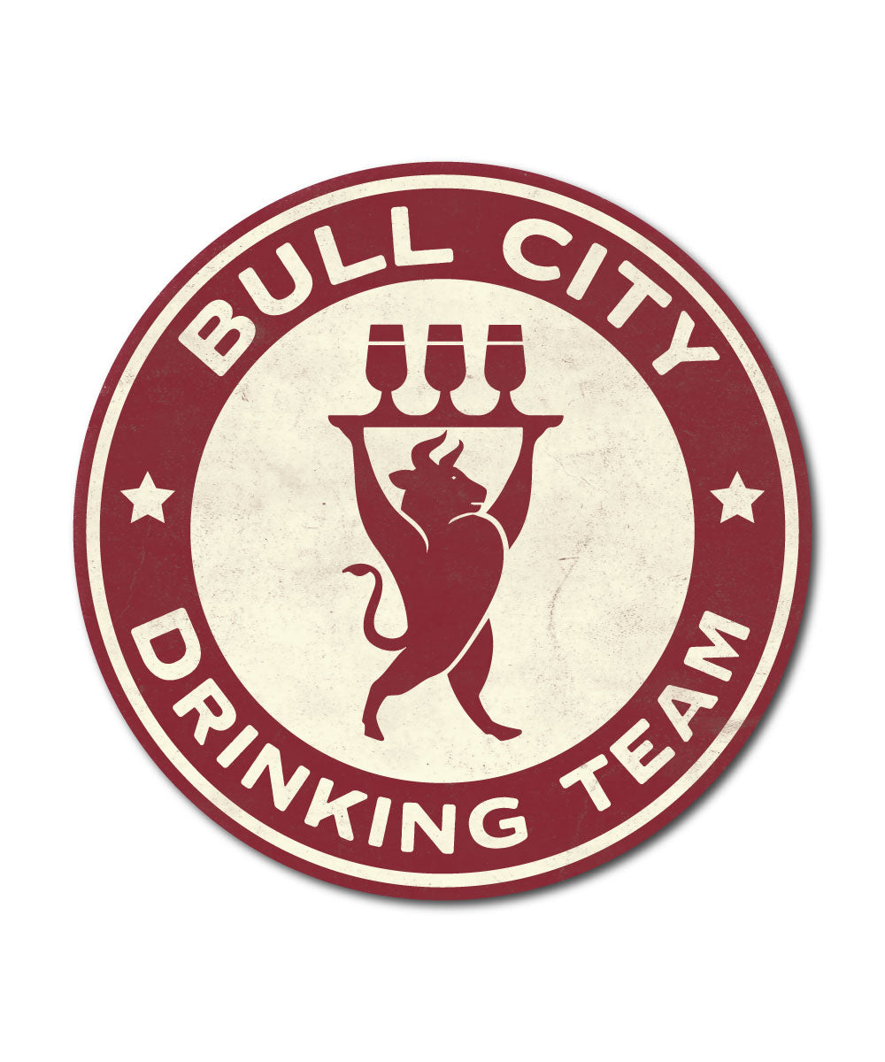 Bull City Drinking Team Sticker