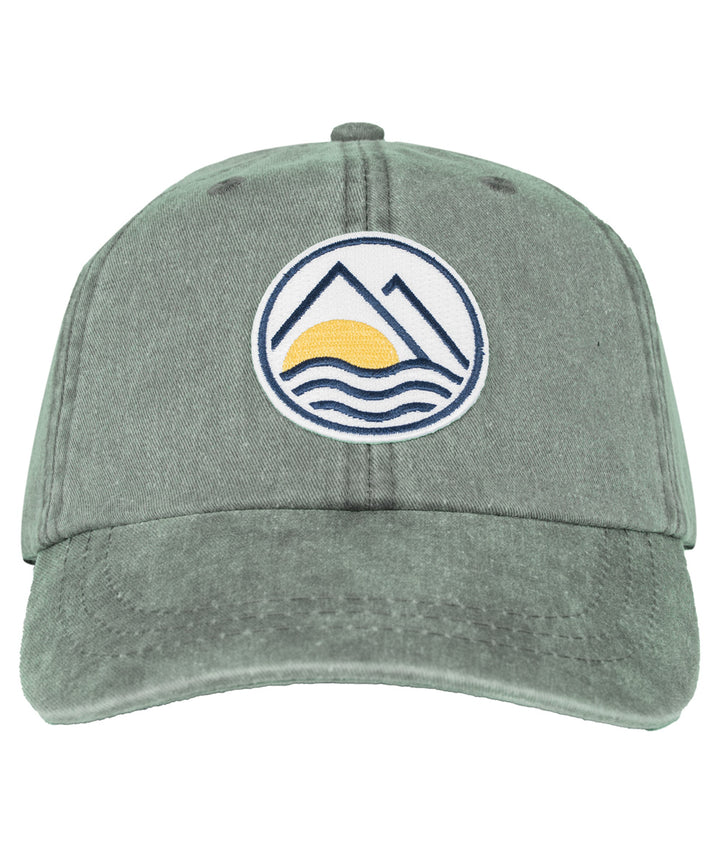 Mountains to Sea Spruce Green Dad Hat