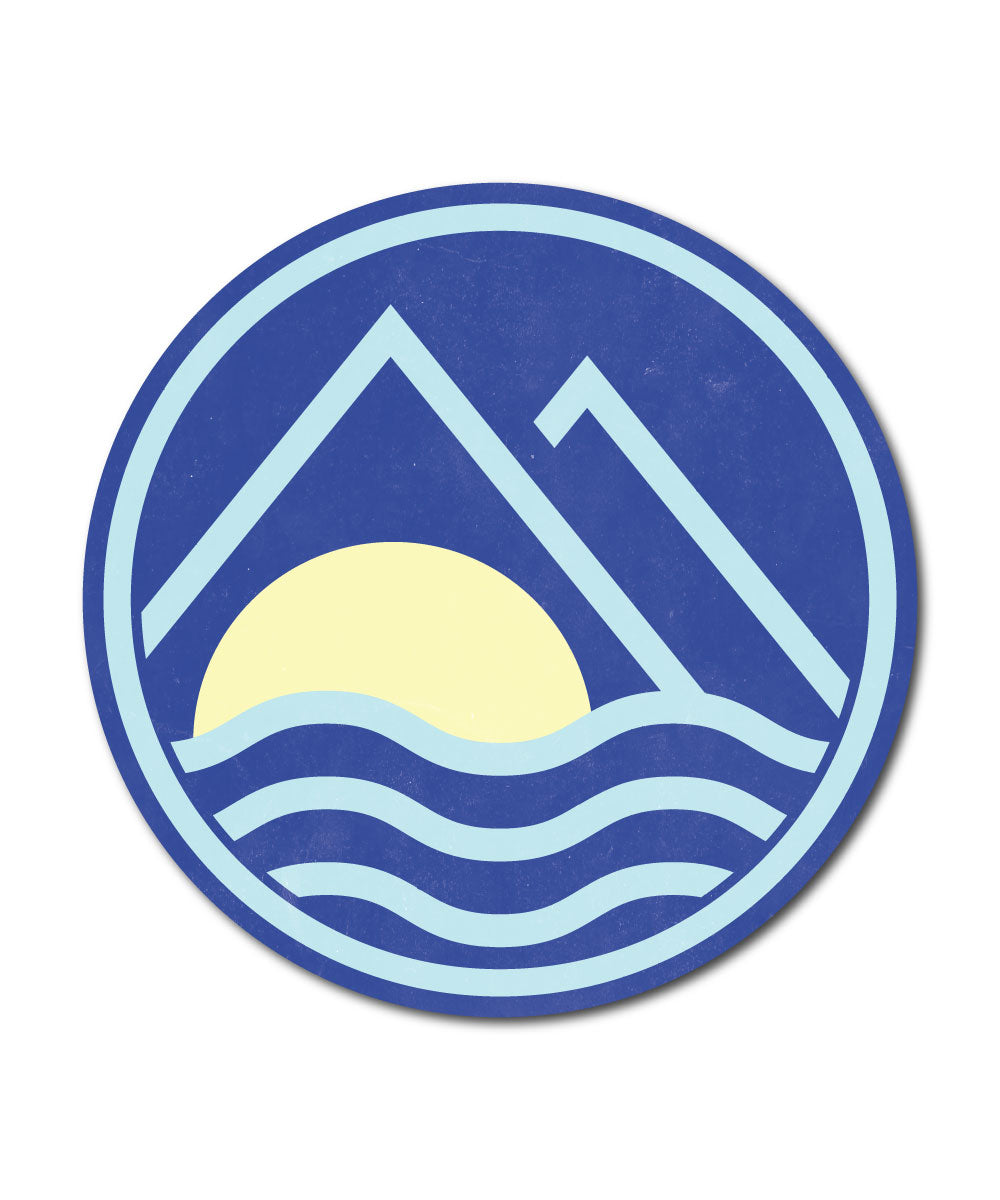 Mountains to Sea Sticker