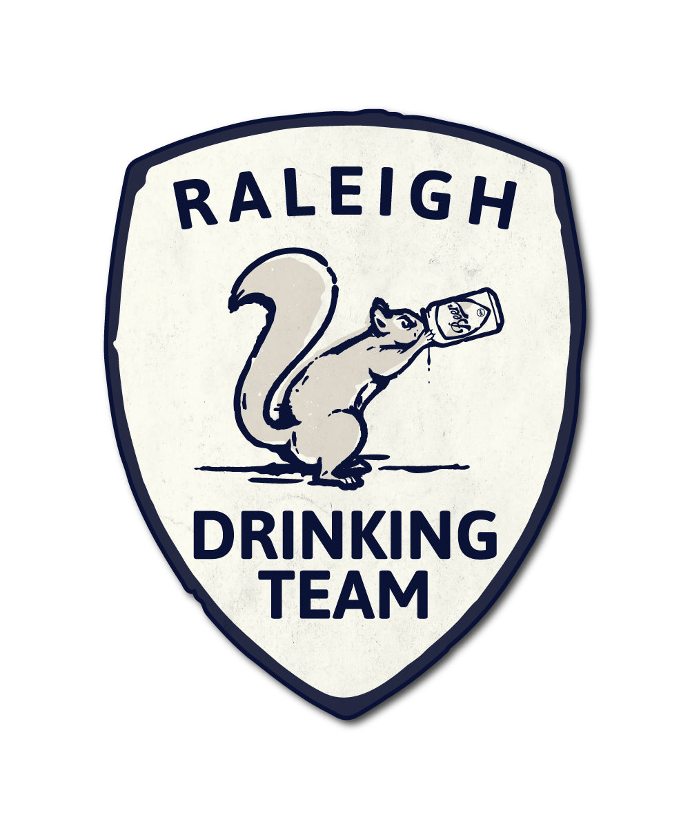 Raleigh Drinking Team Sticker