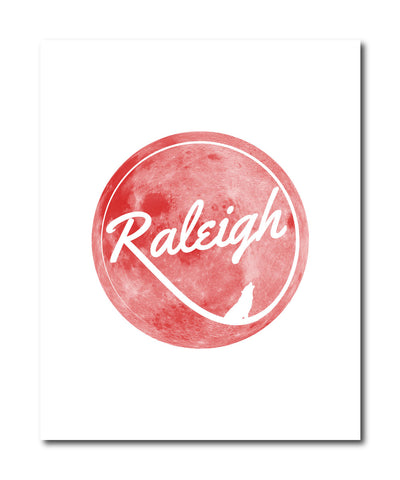 Raleigh Moon 8x10 Print