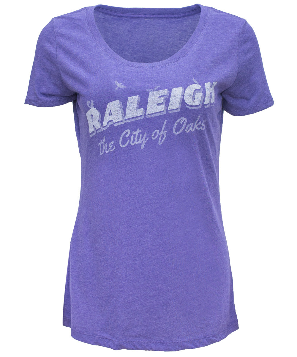 Raleigh City of Oaks Scoop Neck T-Shirt