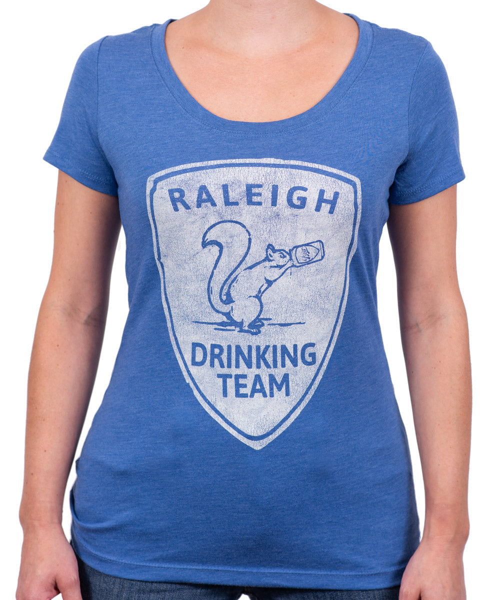 Raleigh Drinking Team Scoop Neck T-Shirt